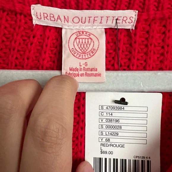 Urban outfitters jamie colorblock zip up cardigan - Picture 3 of 6